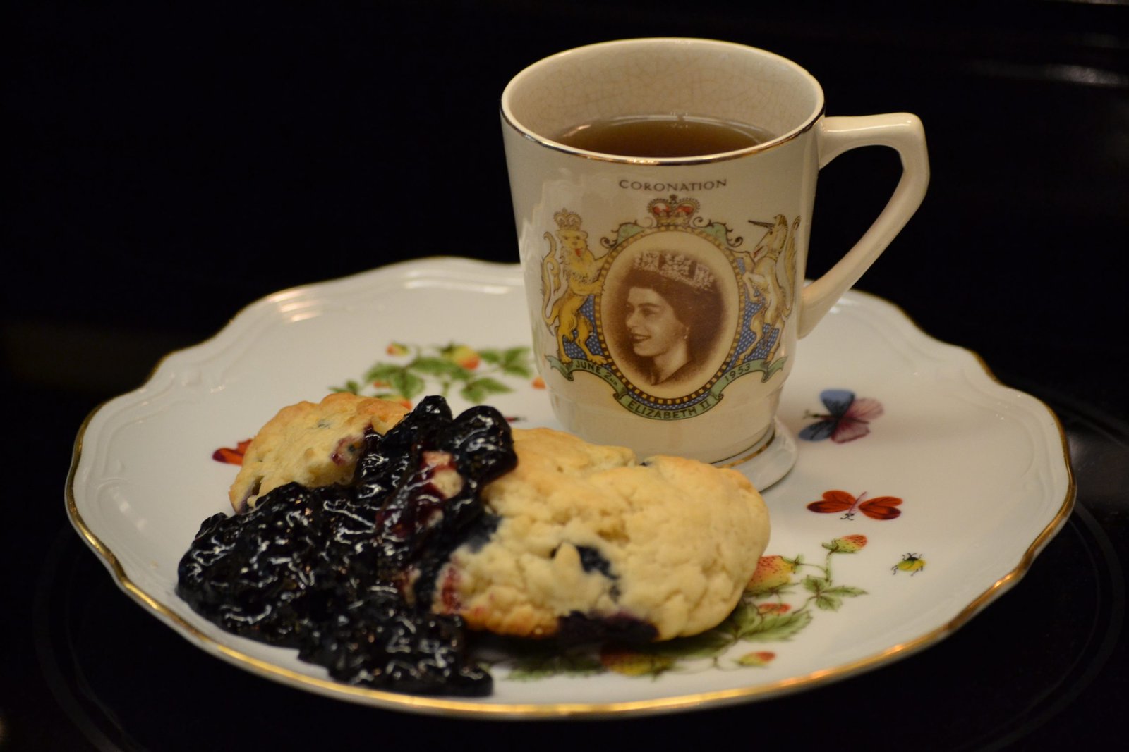 Our Alice in Wonderland Blueberry Scones