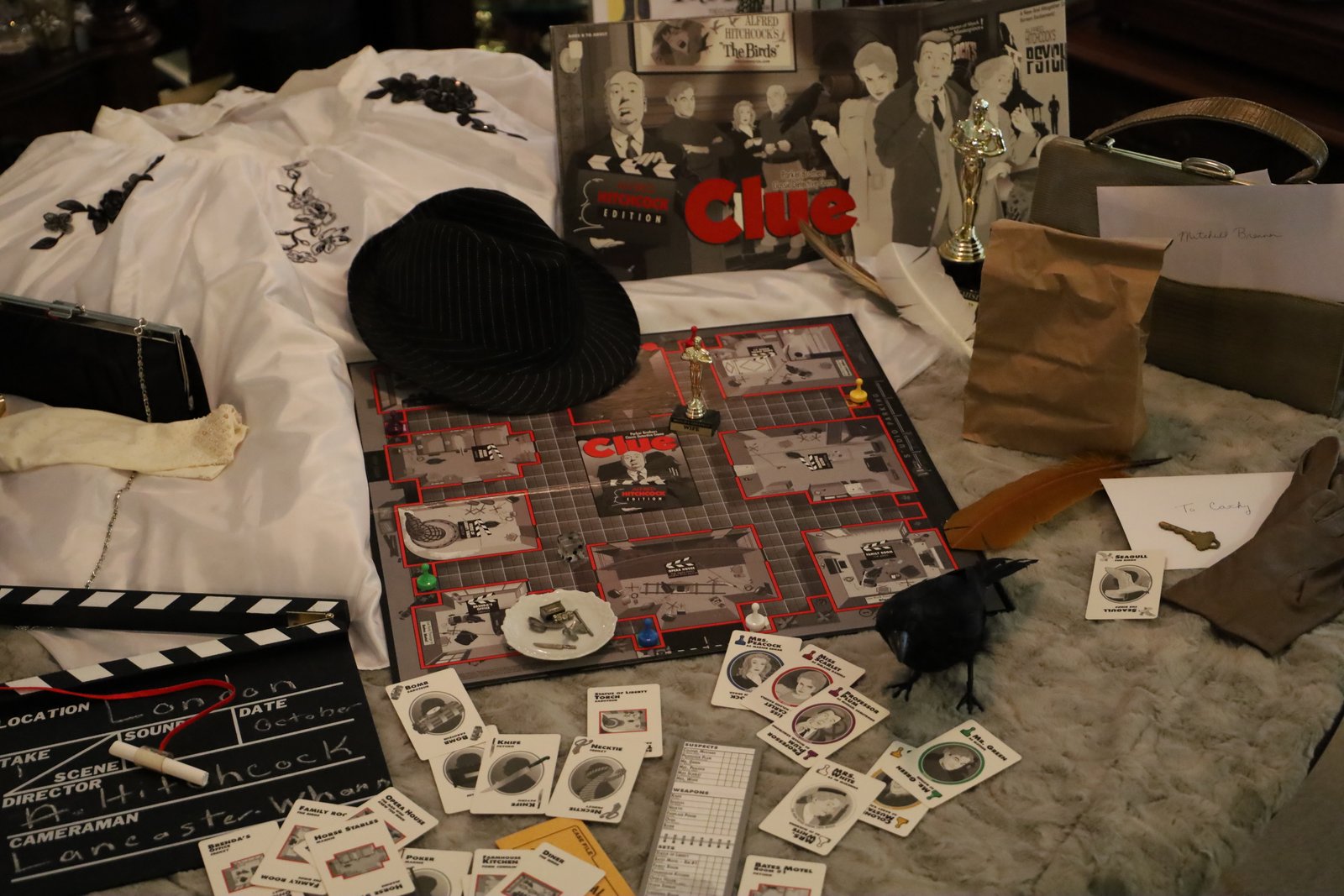 A. Hitchcock CLUE for Halloween