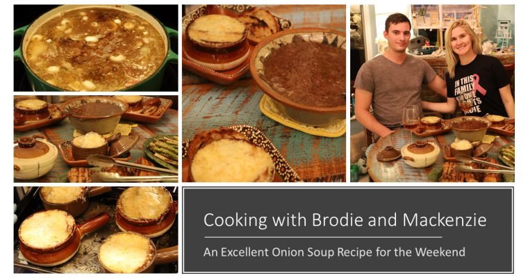 Cooking With Brodie and Mackenzie, Onion Soup