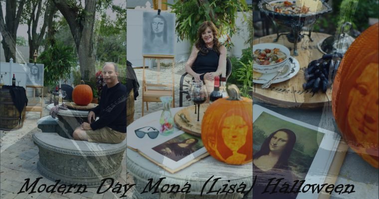 Modern Day Mona (Lisa) Halloween