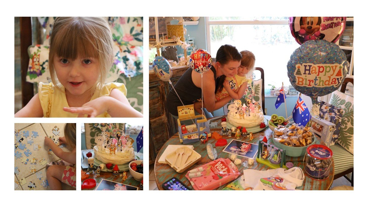 A Bluey Birthday Pavlova For Isabelle
